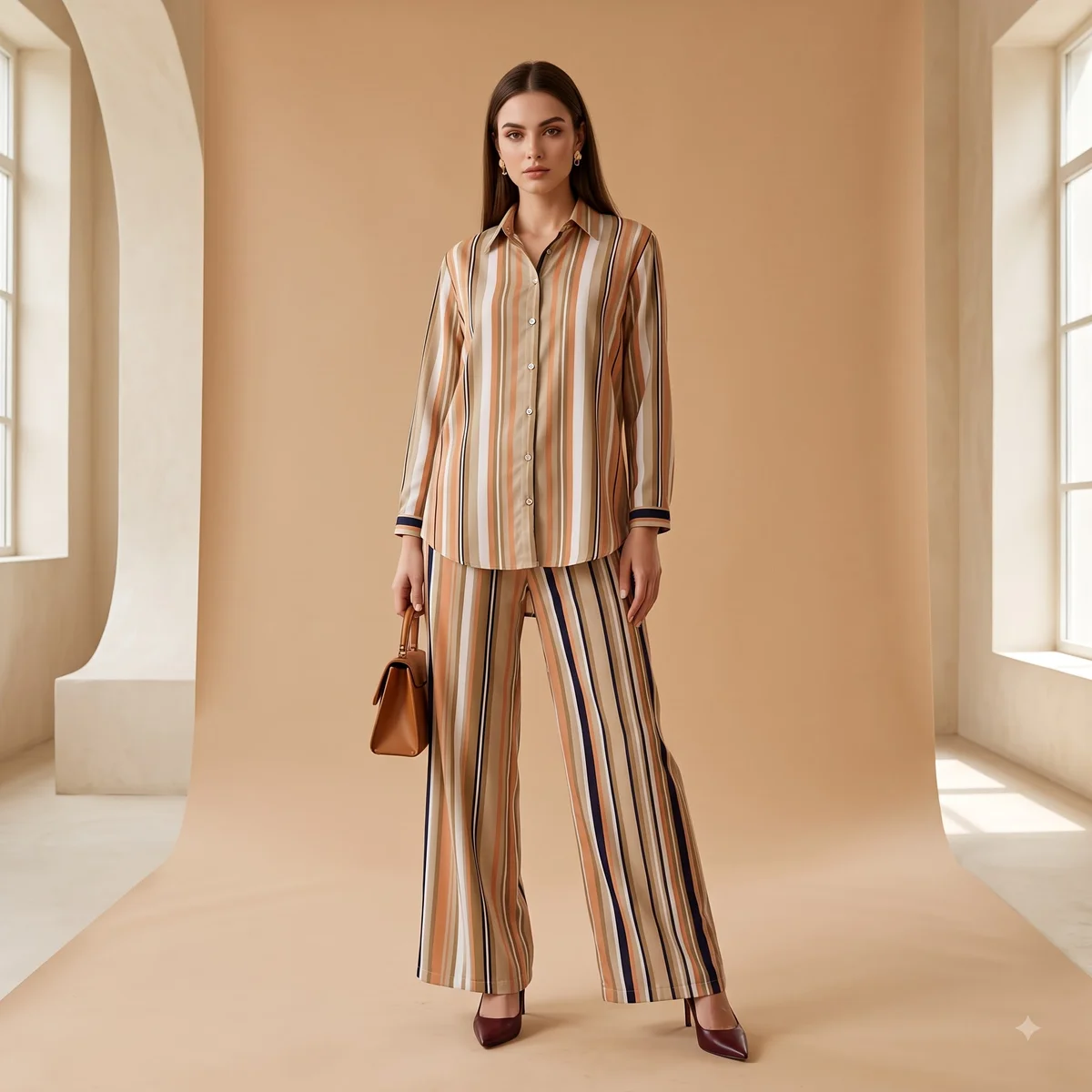 Riviera Striped Co-Ord Set