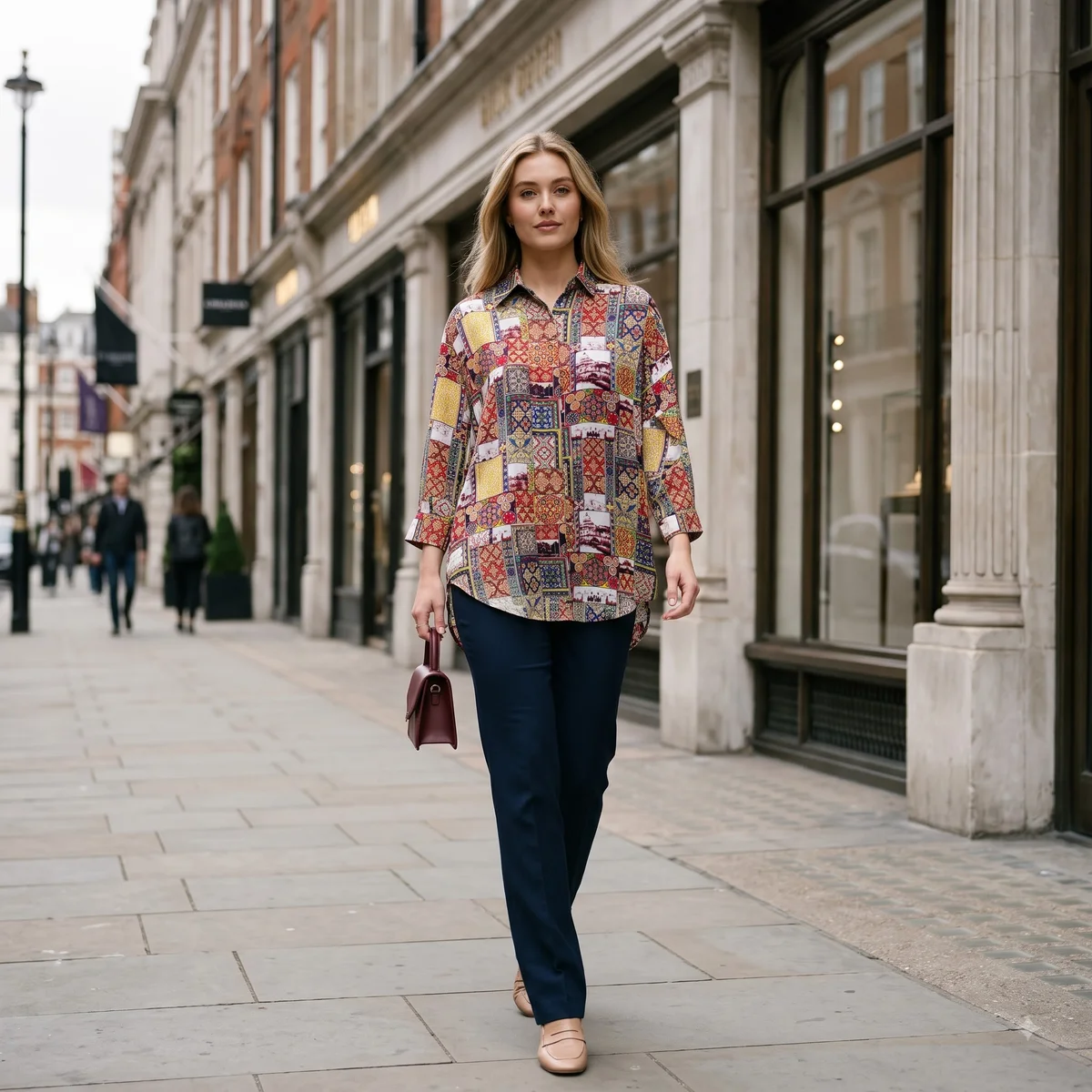 Tuscan Tapestry Shirt Kurti 4