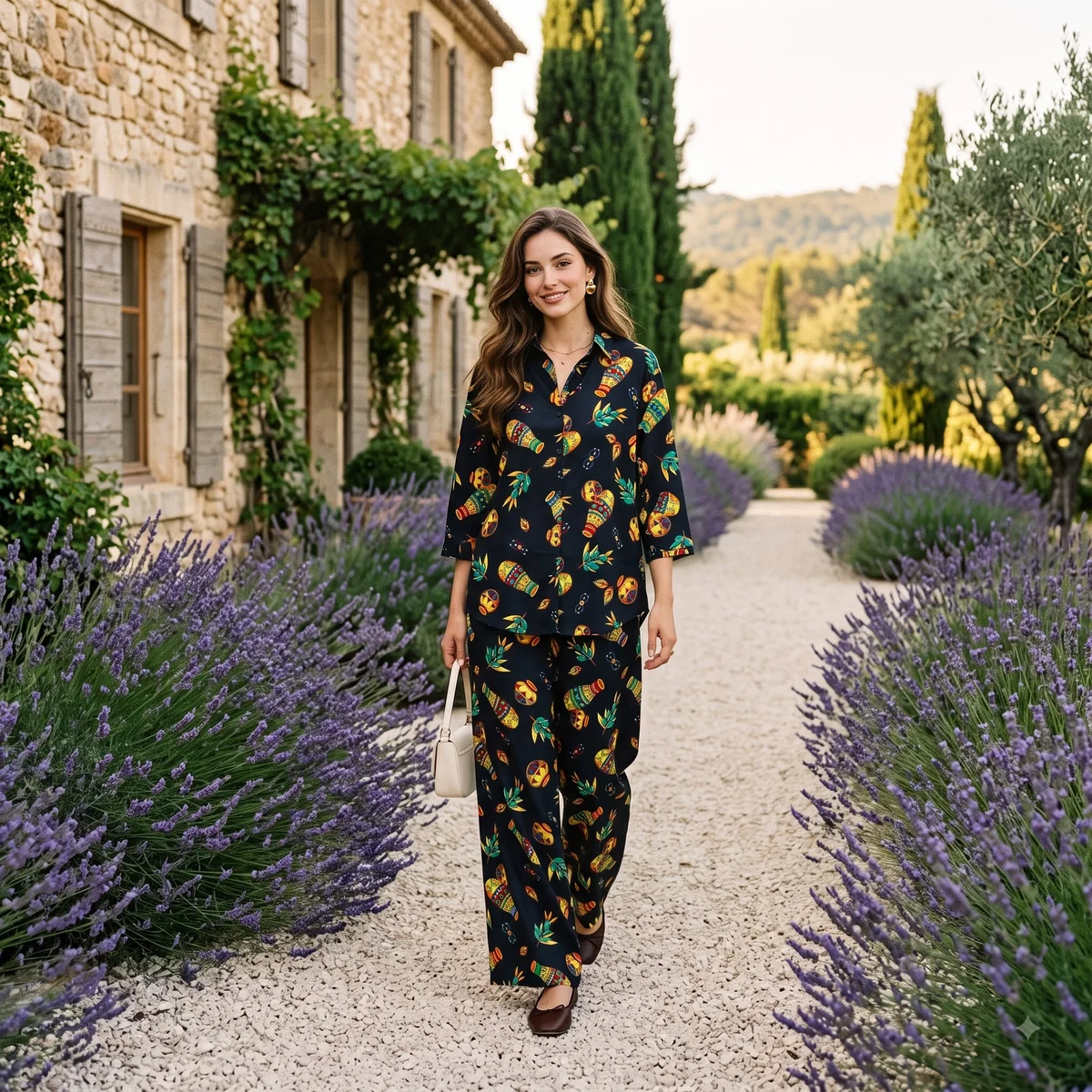 Midnight Folk Art Co-Ord Set