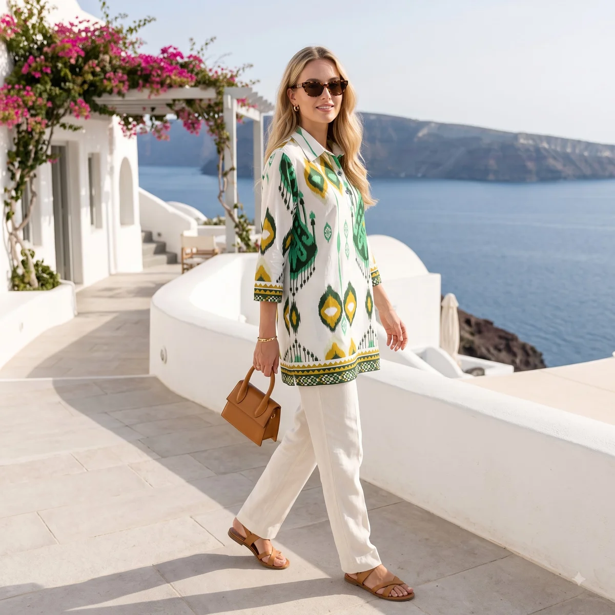 Emerald Ikat Heritage Shirt 2