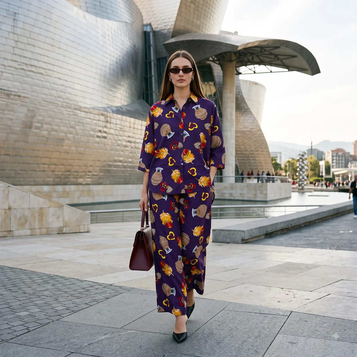 Amethyst Boho Printed Co-Ord Set