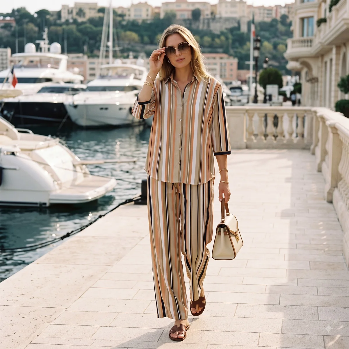 Riviera Striped Co-Ord Set 5