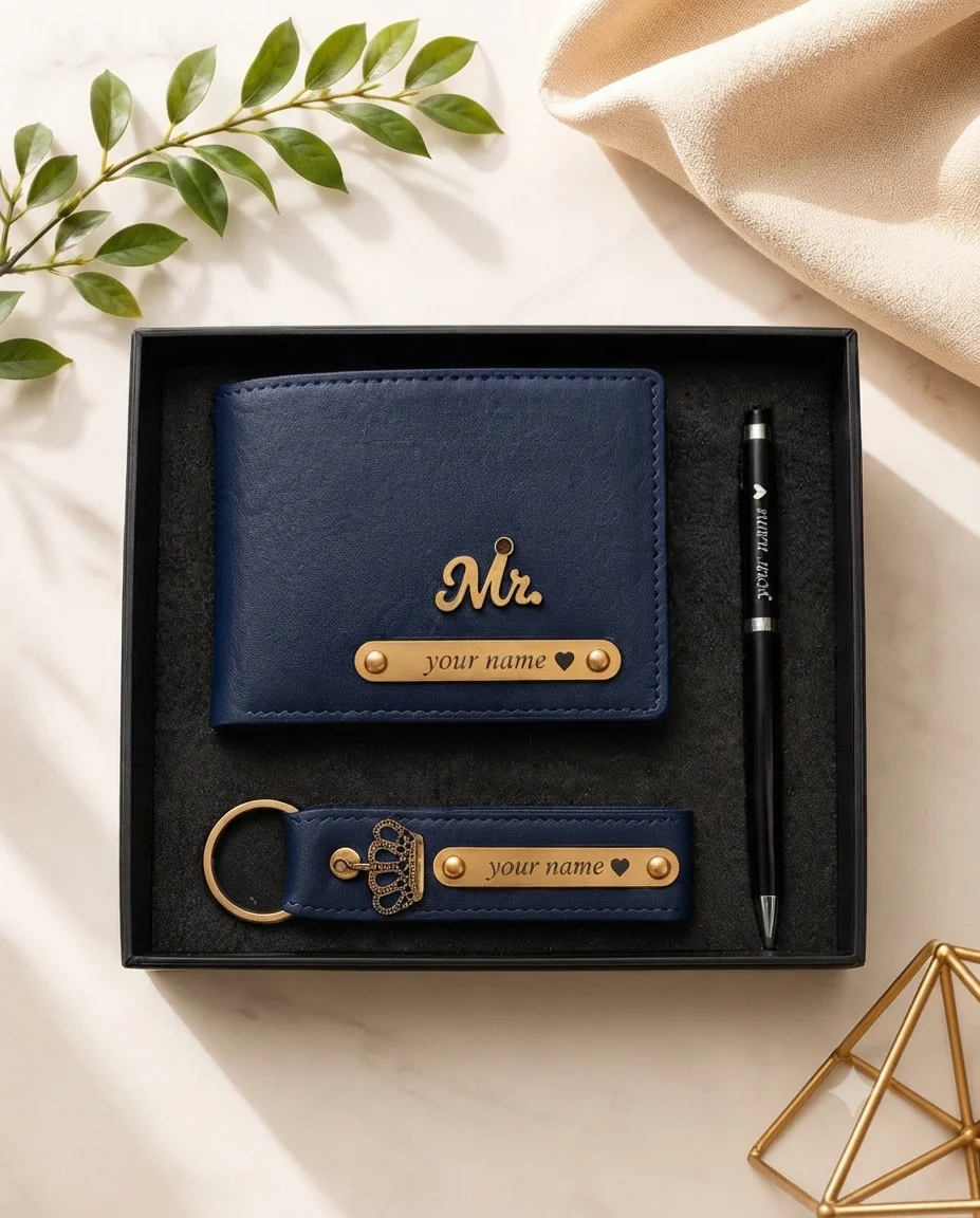 Blue Wallet Combo