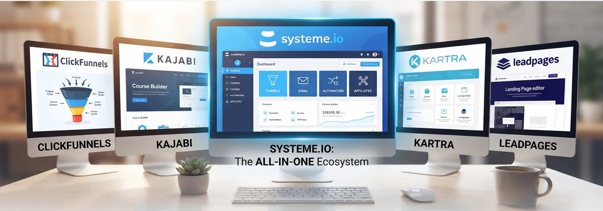 Systeme.io vs. ClickFunnels, Kajabi, Kartra, and Leadpages: The Ultimate Honest Review & Comparison for 2026