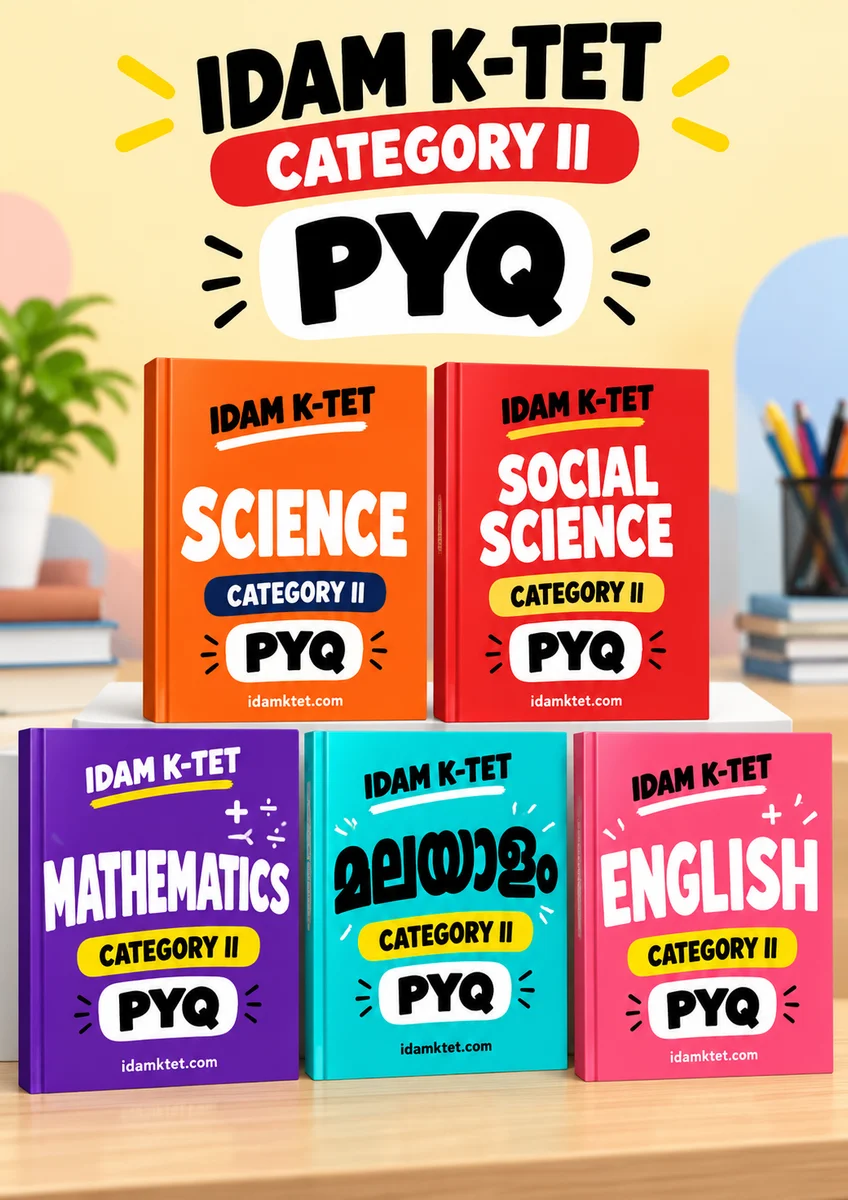 K-TET CATEGORY II – PYQ STUDY MATERIAL SET
