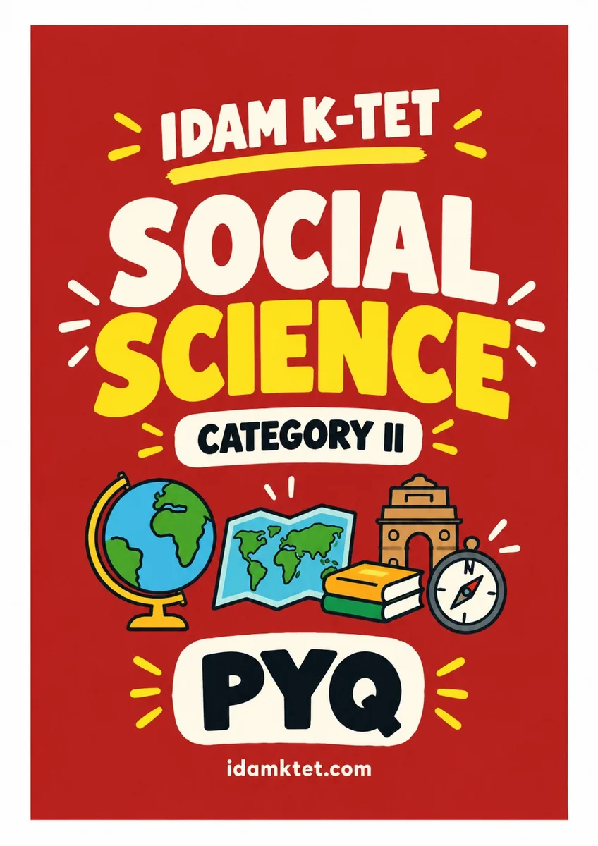 Social Science Category II PYQ book cover
