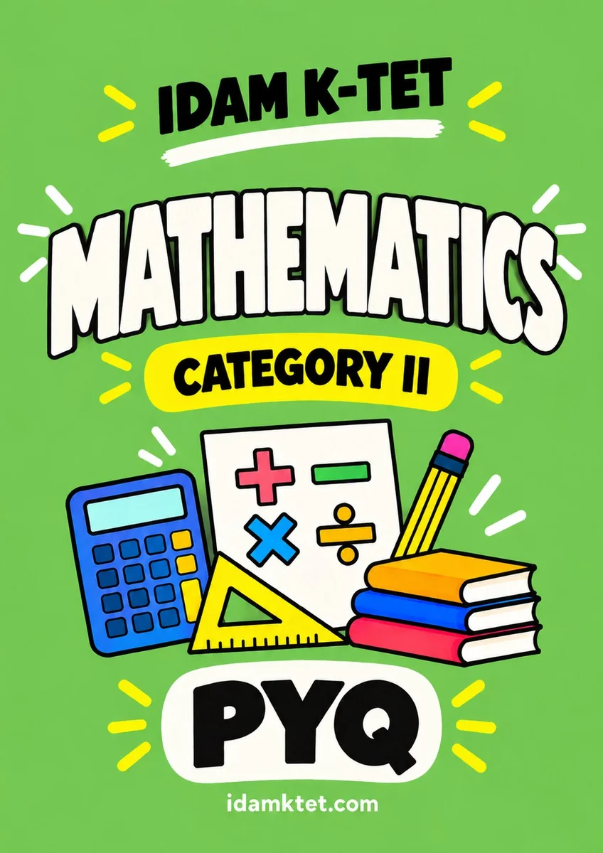 Mathematics Category II PYQ book cover