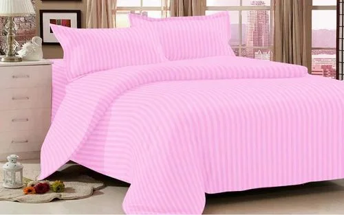 Plain Stripes Bedsheet - King Bedding Set