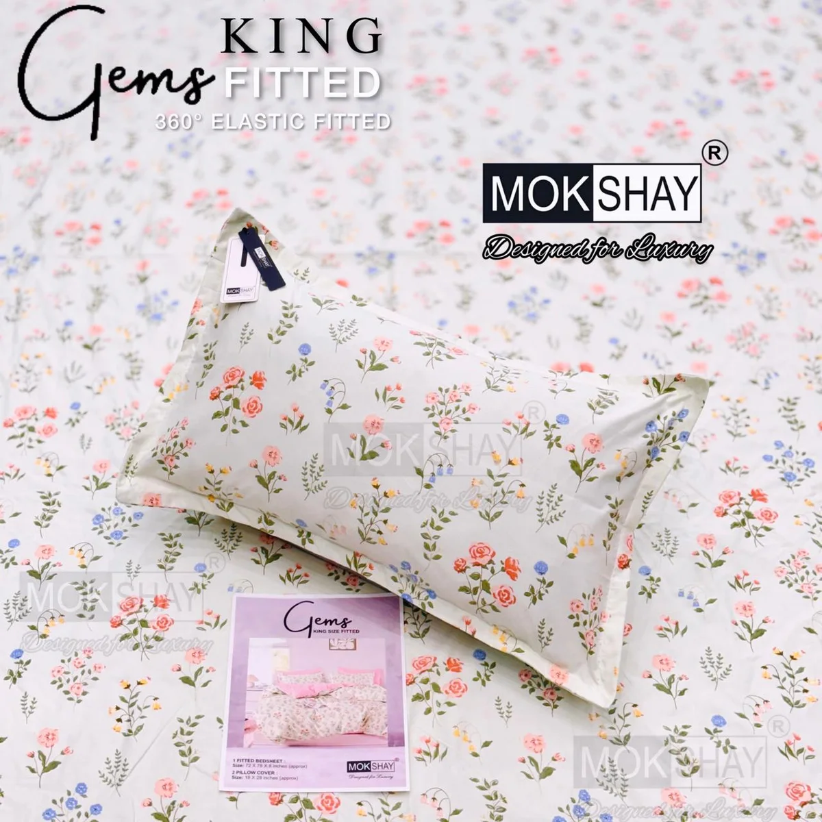 Organic Cotton-Feel Fitted Bedsheets