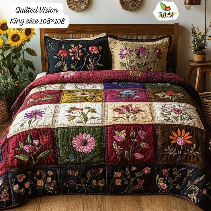 Premium 7D Glace Cotton King Size Bedsheet