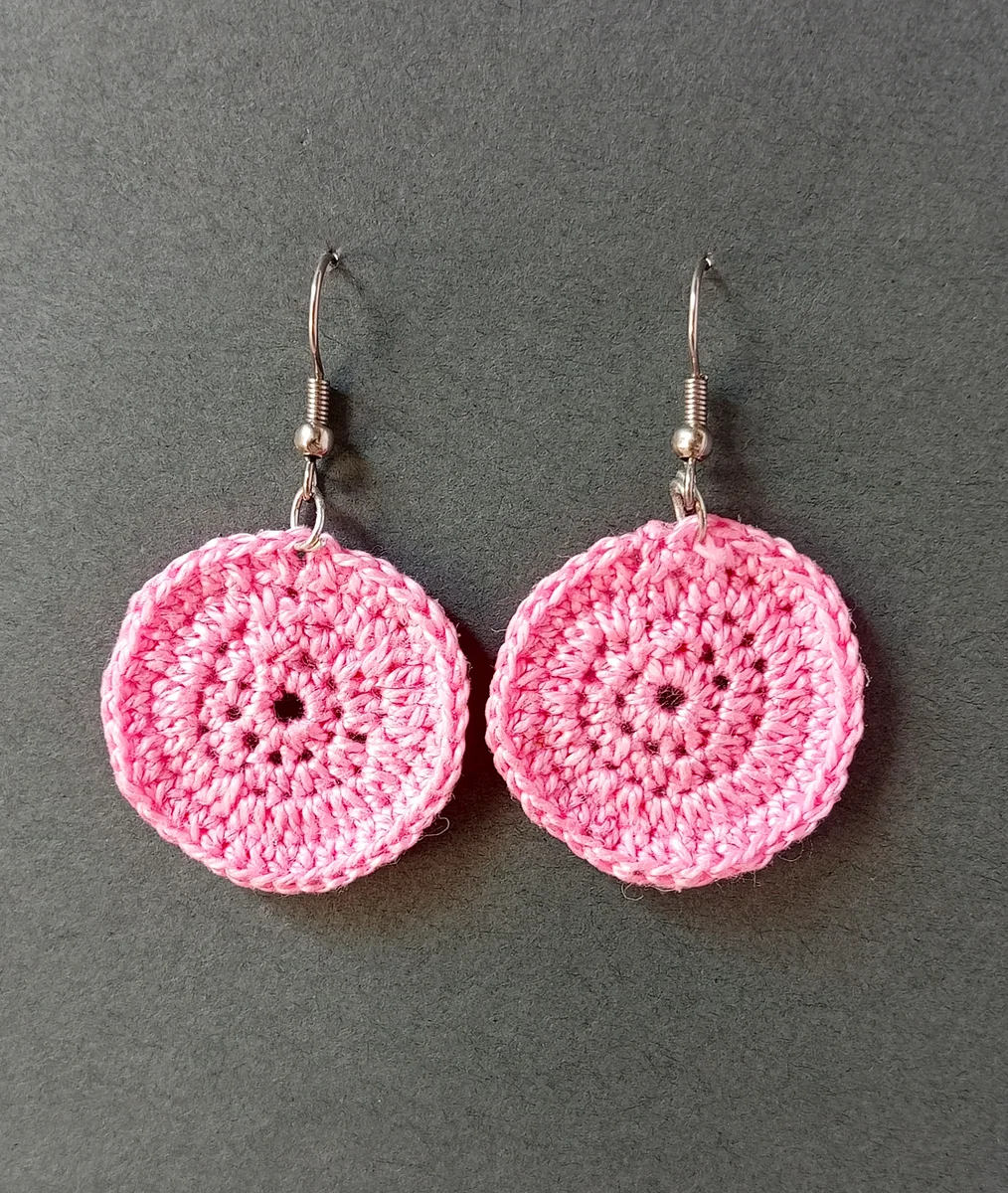Pink Medallion Drop
