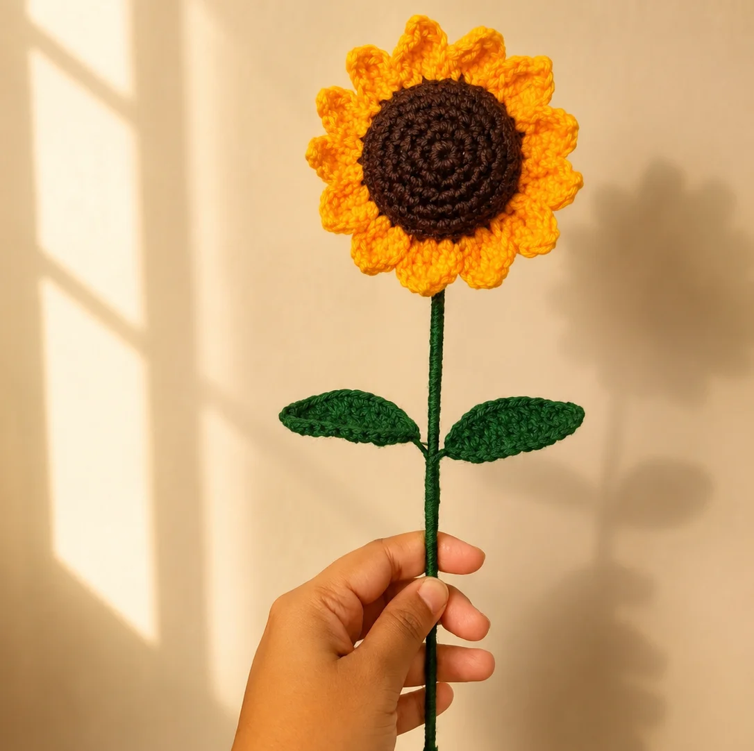 Evershining Sunflower Stem - 13 Petal