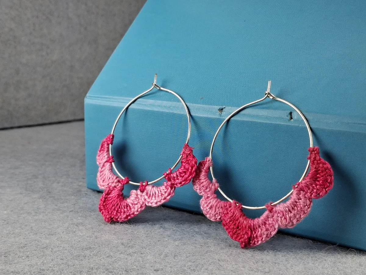 Rose Pink Ombre Hoop