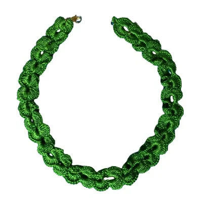 Emerald Green Loop Necklace