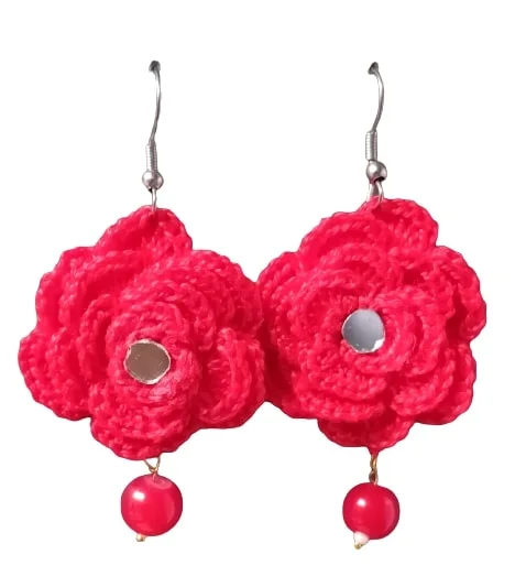 Red Rose Pearl Drop