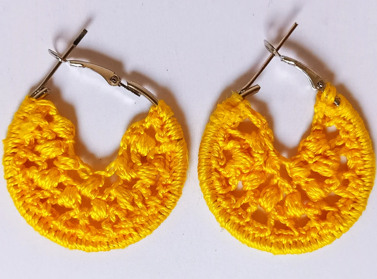 Yellow Orchid Hoop