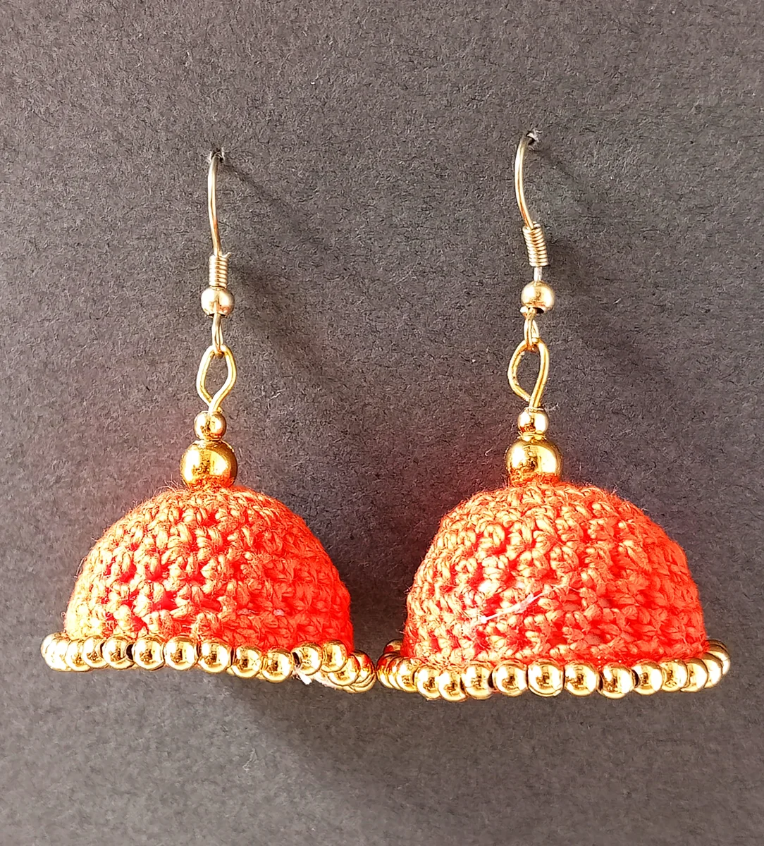 Orange-Gold Jhumki