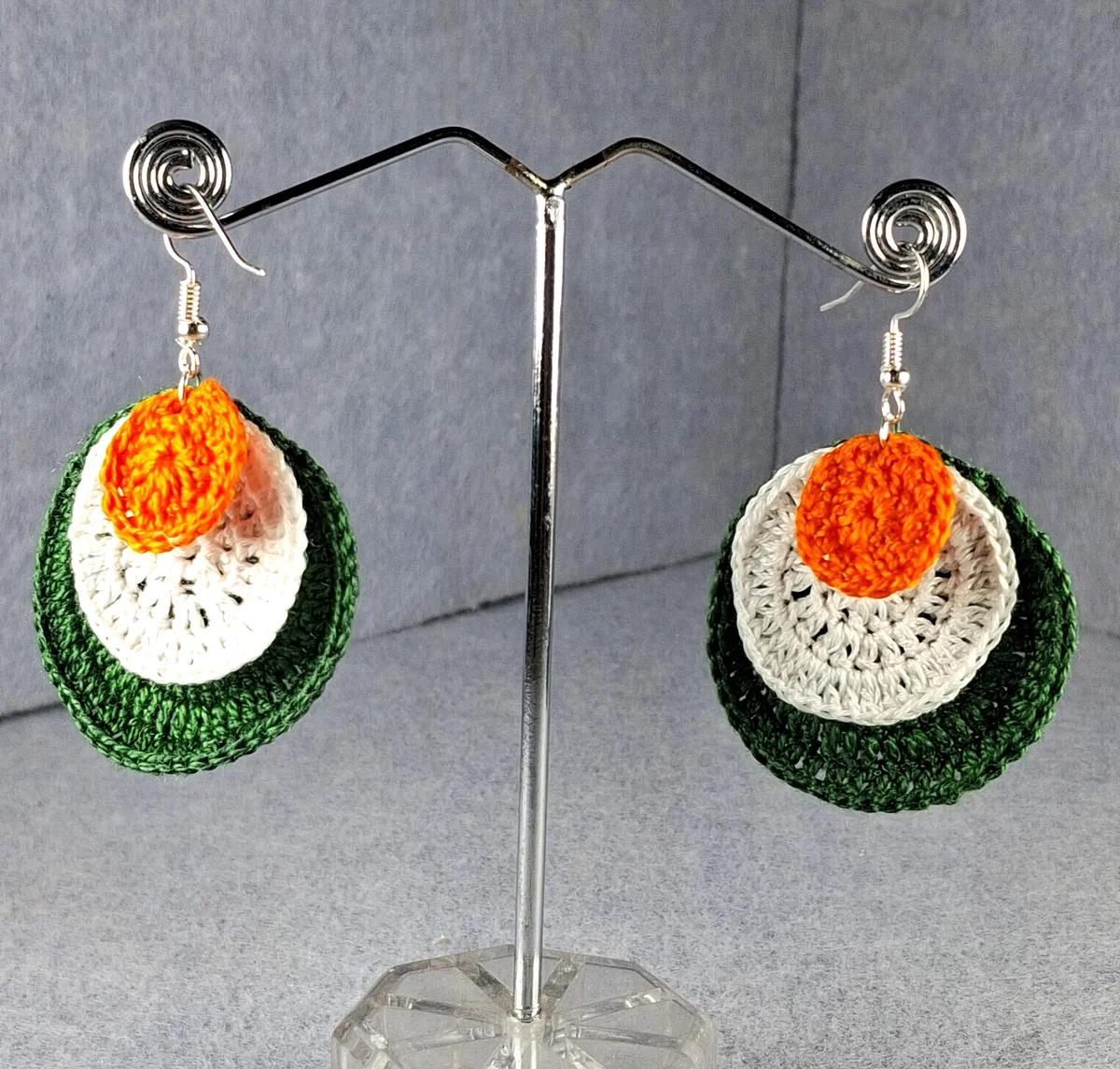 Patriotic Tri-Color Tripple Disc Drop