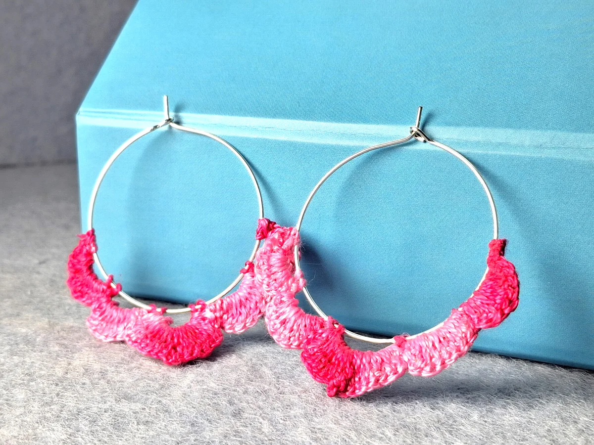 Shades of Pink Hoop