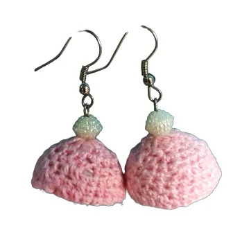 Pink Dome Jhumki