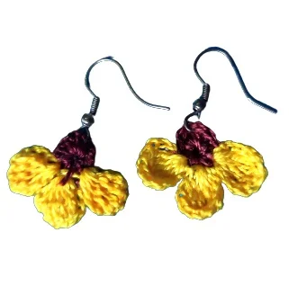 Yellow Blossom Fan Drop