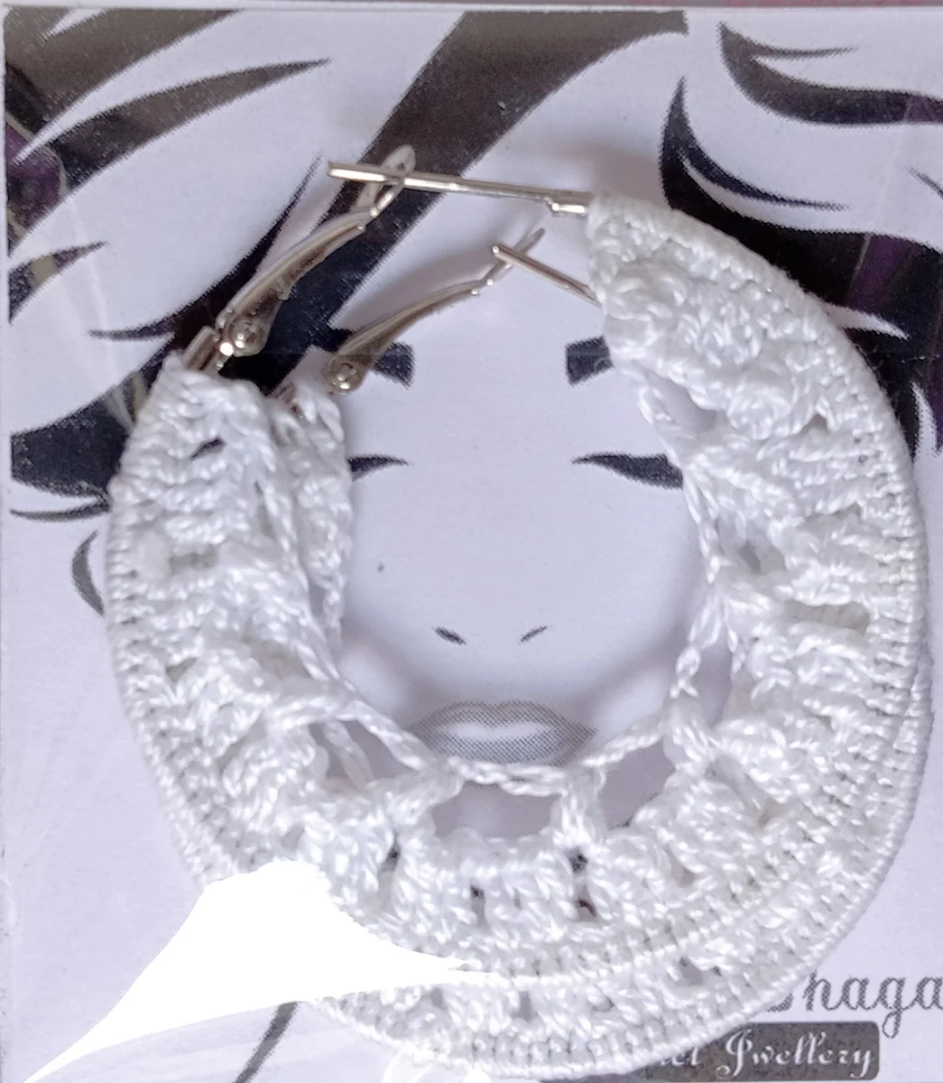 White Orchid Hoop