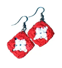 Red-White Square Drop