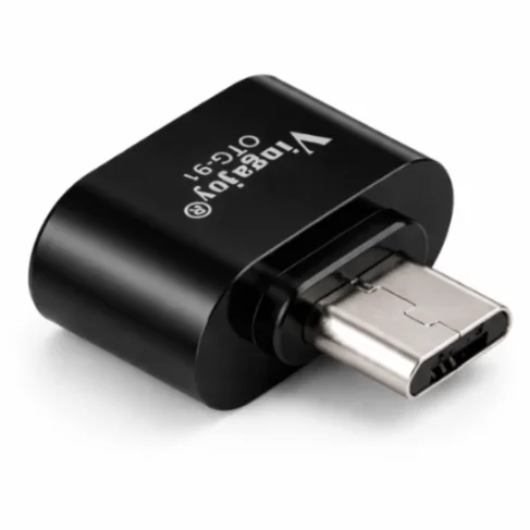 The VINGAJOY VTG-91 Micro OTG Adapter allows you to connect USB devices directly to your Micro-USB smartphone or tablet with ease. Designed for convenience and