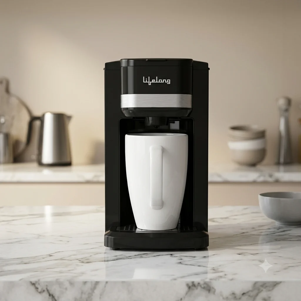 Capacity, Detachable Coffee Filter, Black