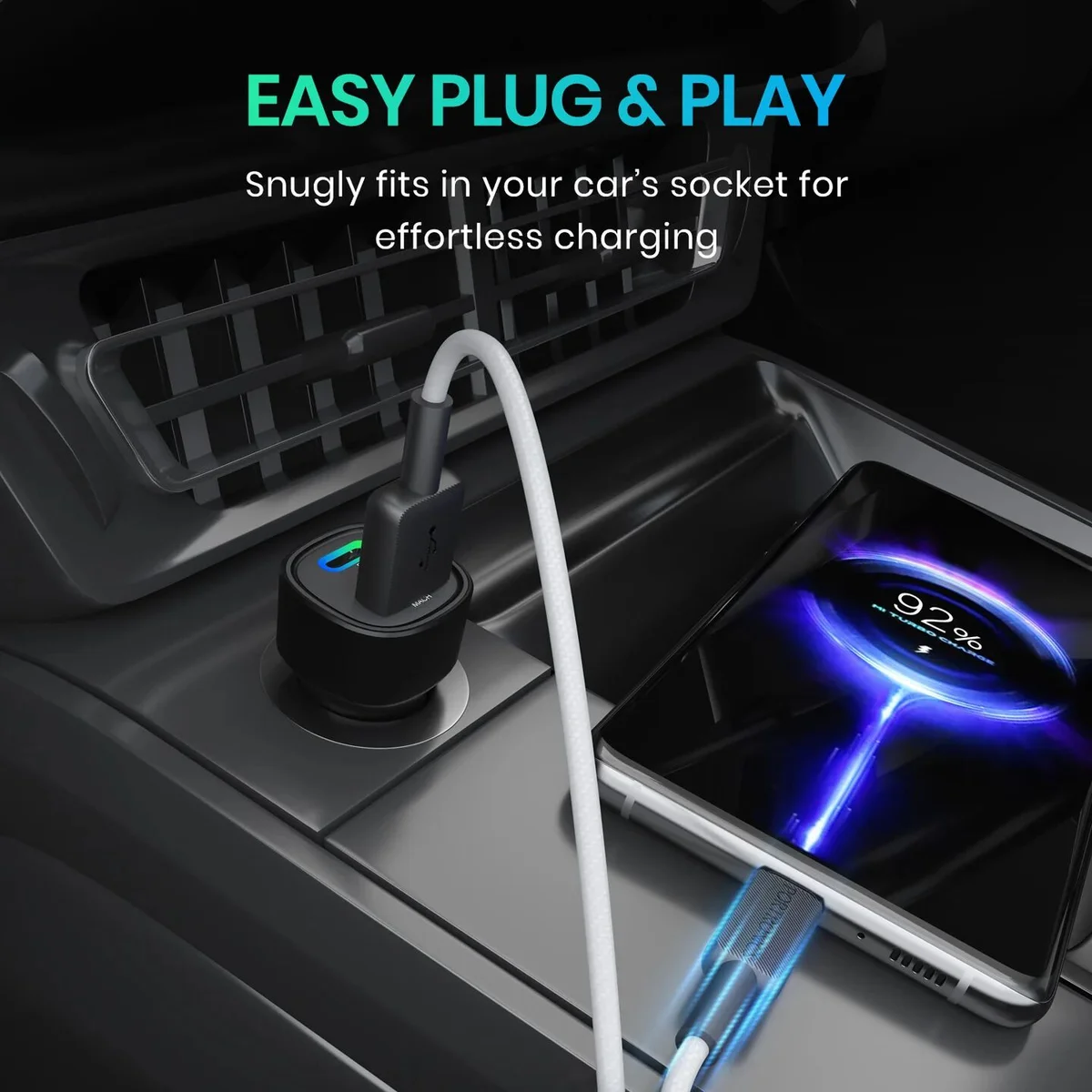 PORTRONICS CAR POWER 80 POR 1874