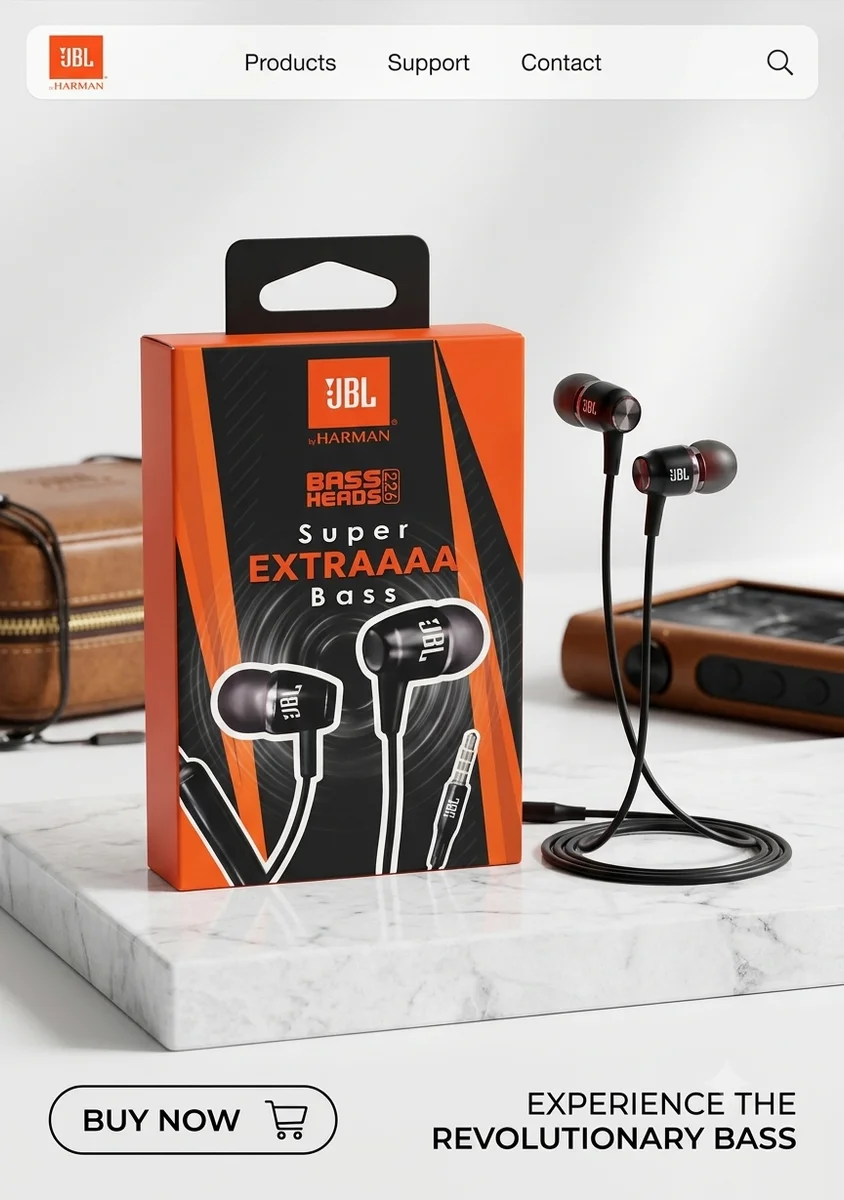 JBL BassHeads 226 Wired Earphones