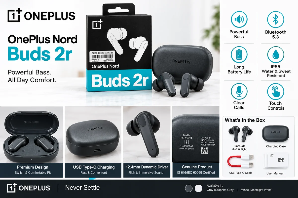 OnePlus Nord Buds 2r – Specifications