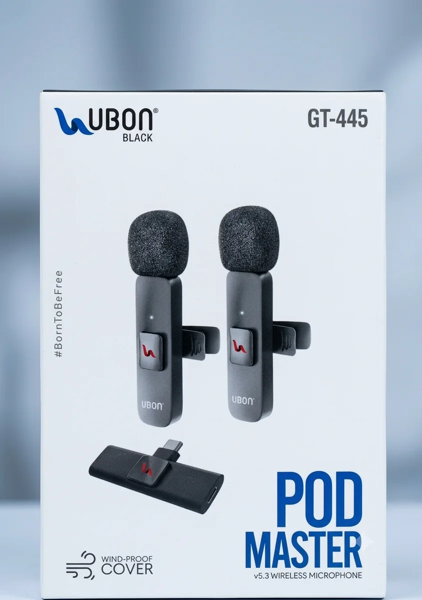 UBON GT-445 Pod Master v5.3 Wireless Microphone (Black)