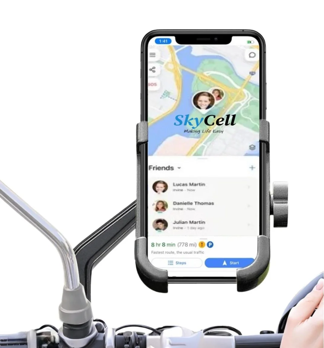 Mobile Holder for Scooty