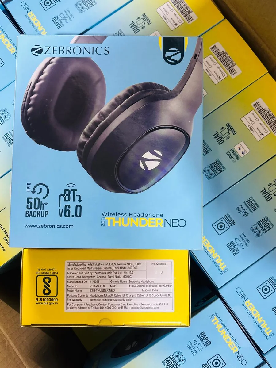 ZEBRONICS THUNDER NEO WIRELESS HEADPHONE 5
