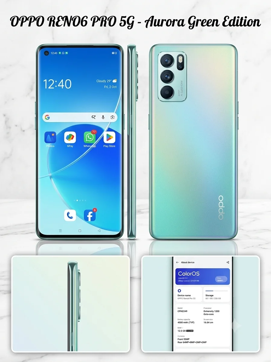 Oppo Reno 6 Pro 12 + 12 256 GB