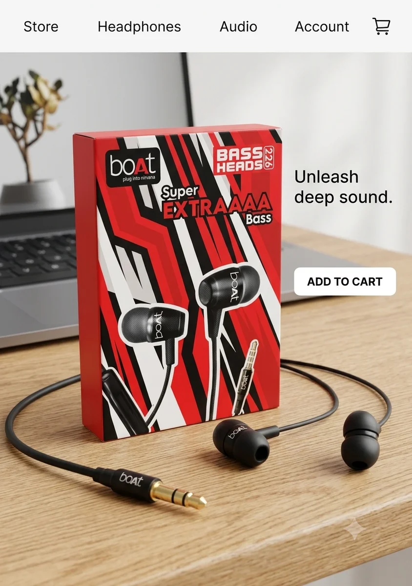 boAt BassHeads 226 Wired Earphones