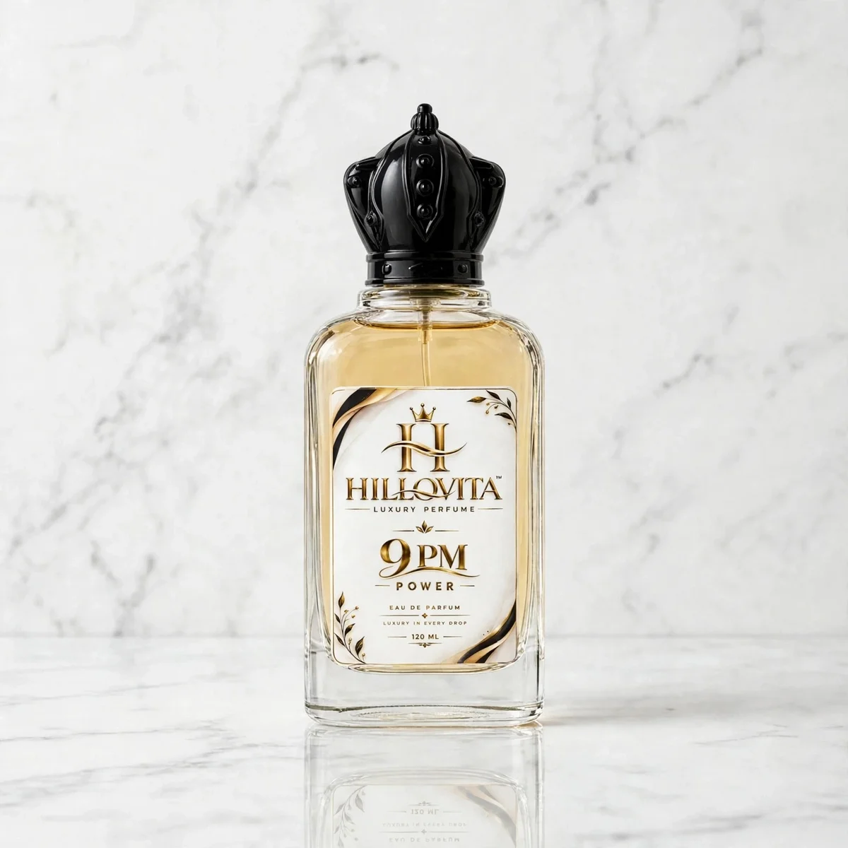 HILLOVITA 9 PM Power - 120ML | Luxury Night Party Perfume for Men | Strong & Long Lasting