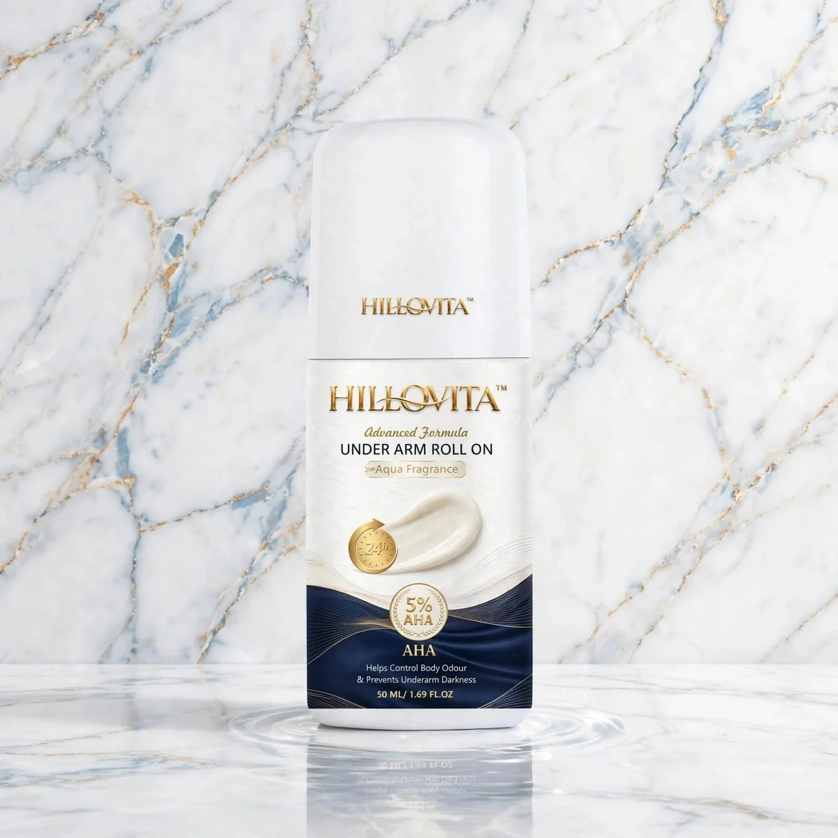 Hillovita Aqua Fragrance Luxury Perfume - 50ML | Fresh Aquatic & Long Lasting | Premium Unisex Perfume