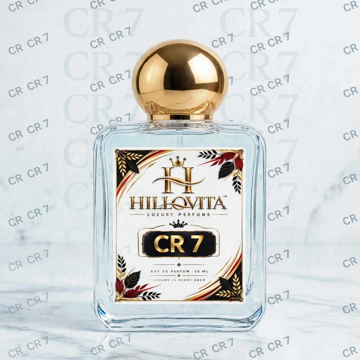 HILLOVITA CR7 - 50ML | Sporty Champion Perfume for Men | Strong Woody & Fresh Long Lasting
