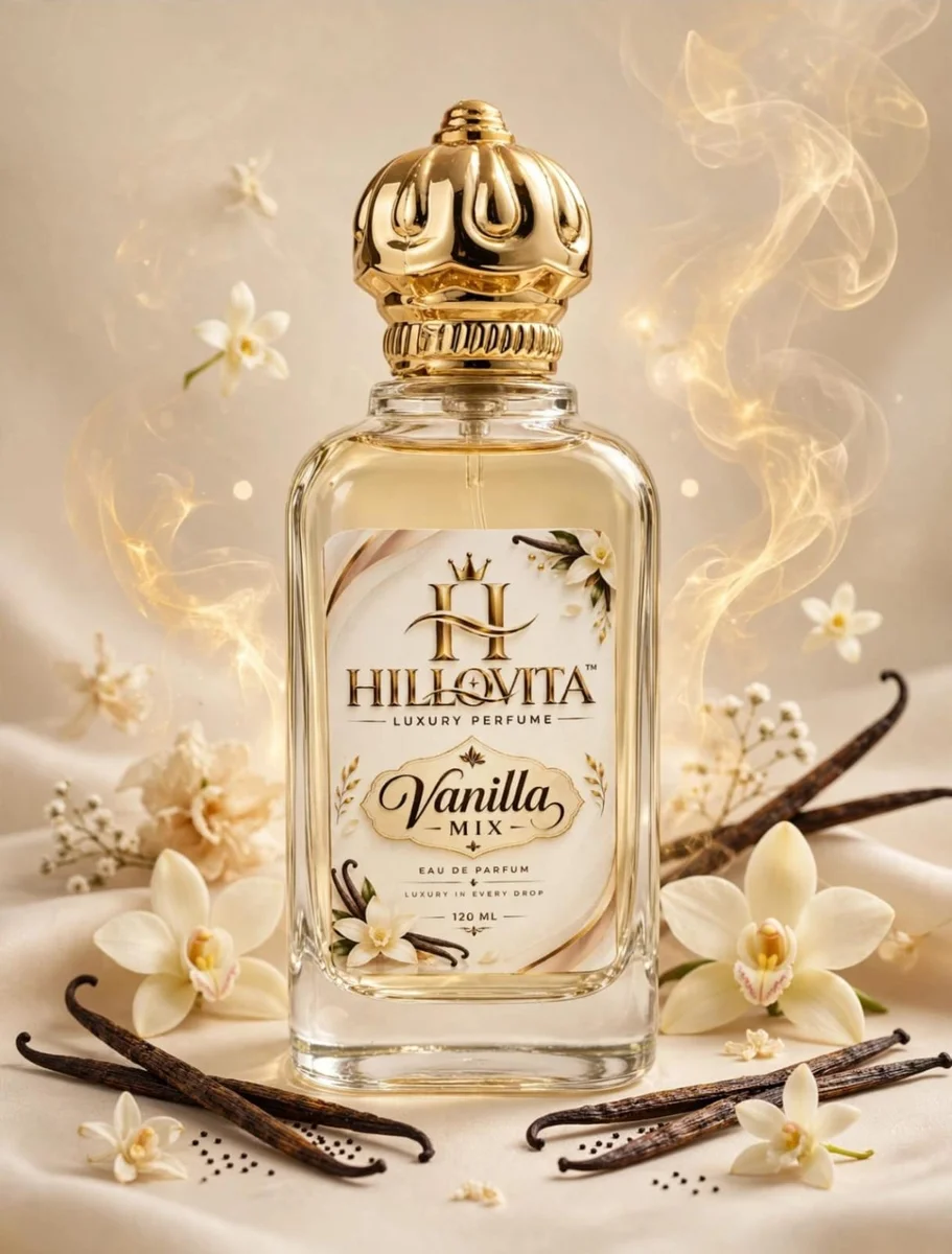 HILLOVITA Vanilla Rush - 120ML | Sweet Vanilla Luxury Perfume | Long Lasting for Men & Women