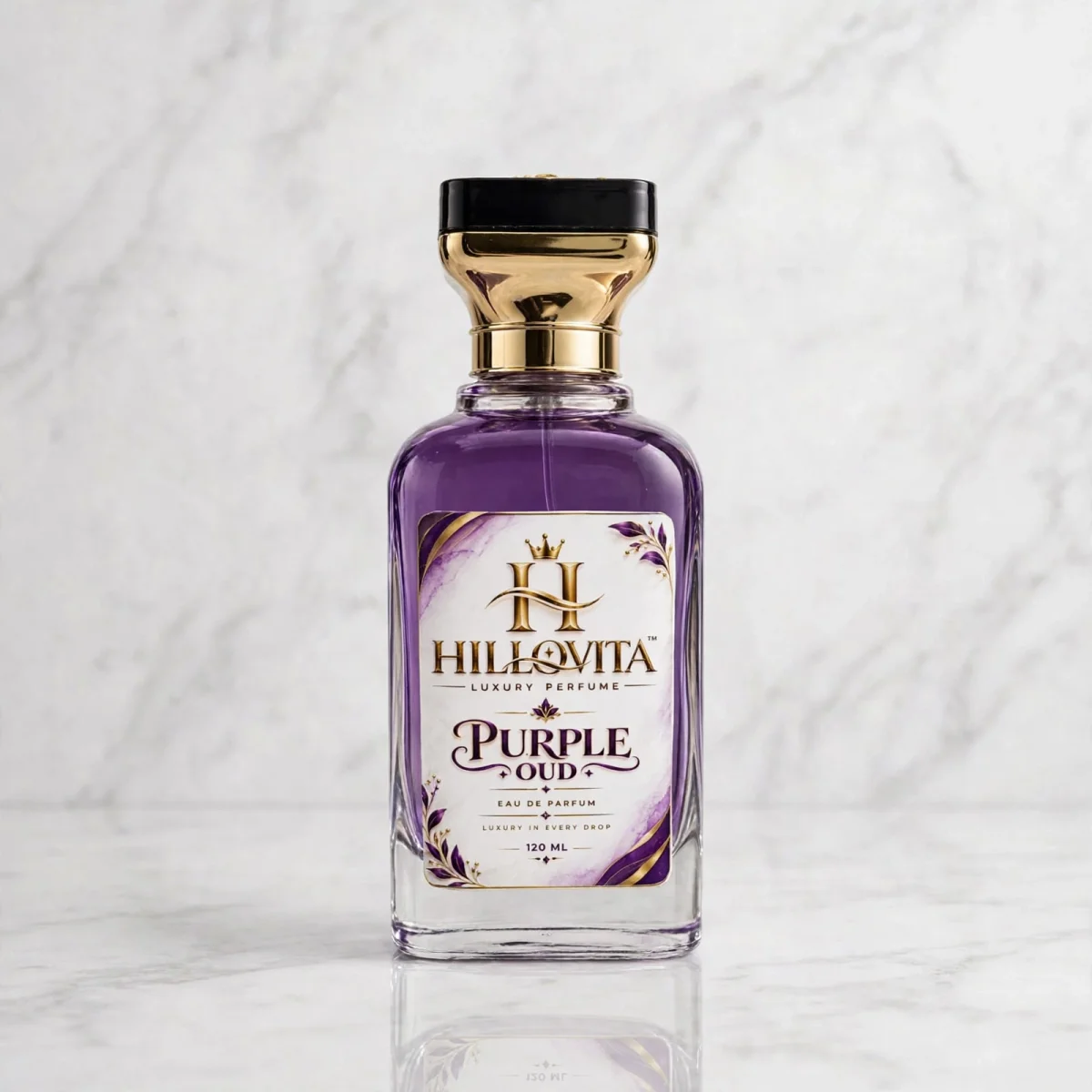 Hillovita Purple Oud - Royal Oud Edition | 120 ML Eau De Parfum