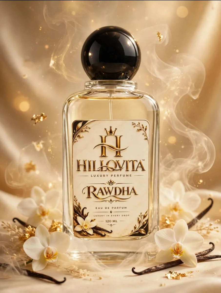 Hillovita Rawdha Luxury Bakhoor Oud Perfume 120ML Spiritual Edition