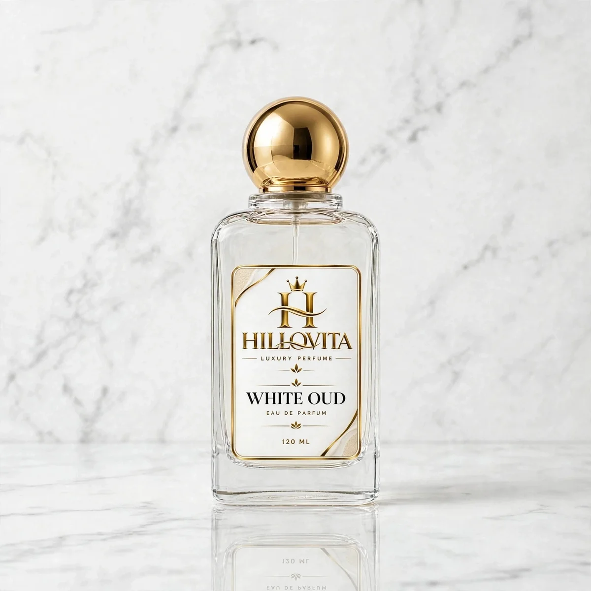 Hillovita White Oud - Pure White Luxury Edition | 120 ML Eau De Parfum