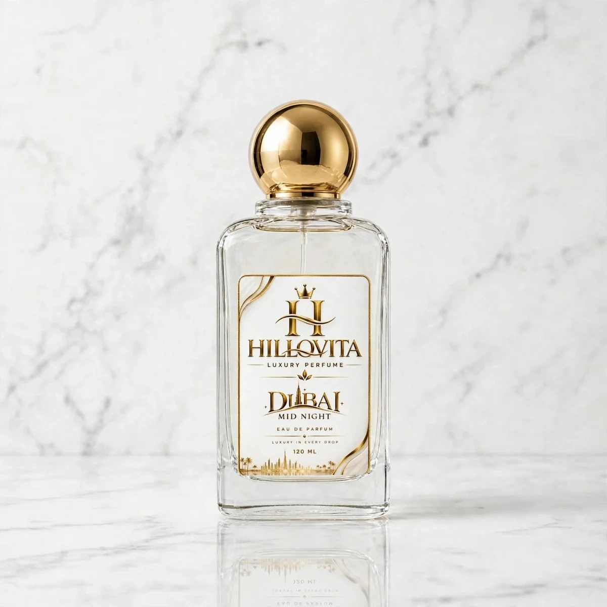 Hillovita Dubai Midnight - The Night King | 120 ML Eau De Parfum