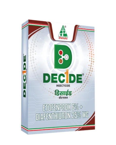 Dhanuka Decide - Etofenprox 6% + Diafenthiuron 25%% WG