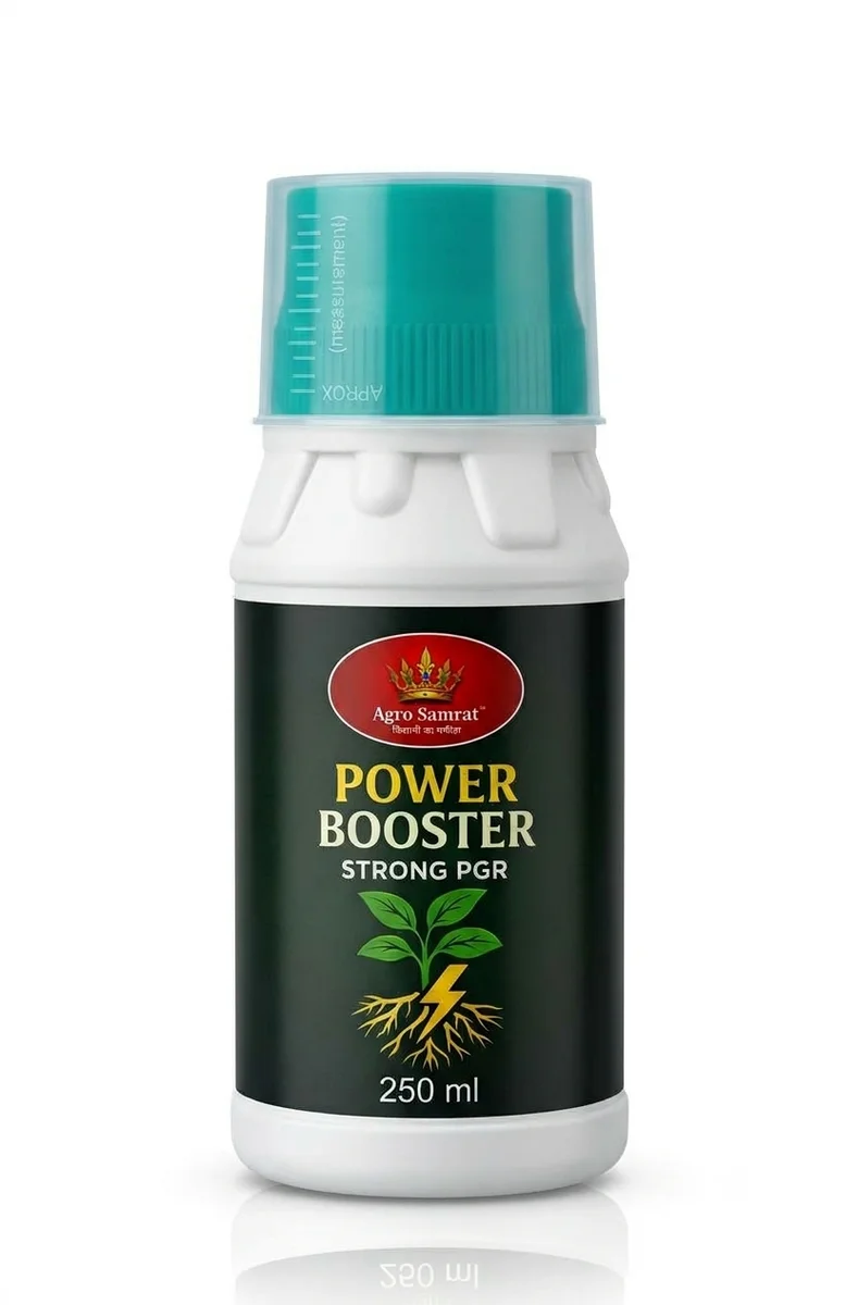 Agro Samrat Power Booster – Plant Growth Regulator with 6BA and Ga3 as printed on the label