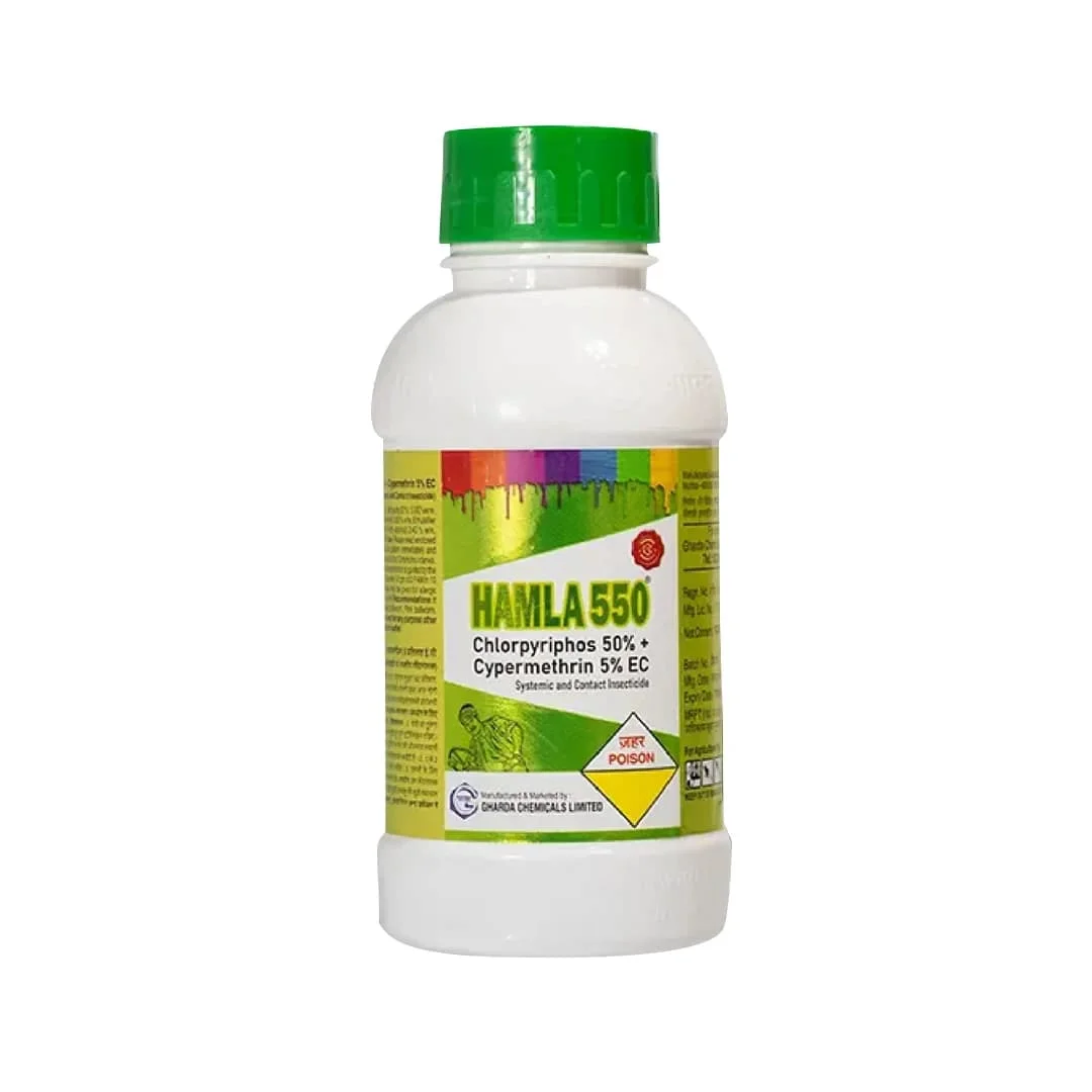 Gharda Hamla - Chloropyriphos 50 % + Cypermethrin 5%EC