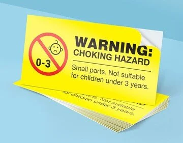 Hard Gumming Stickers - 7x9.5 inch with lamination - Qty 1000