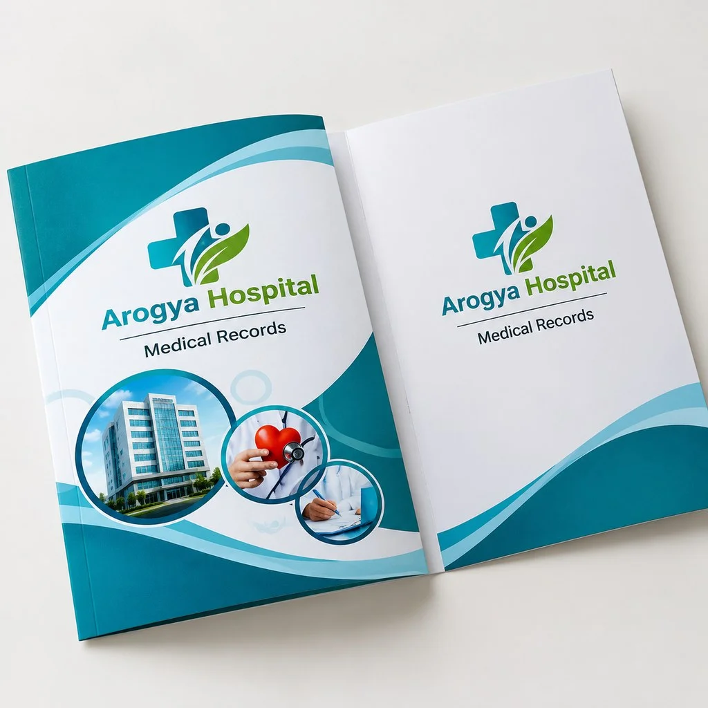 SBS Small Size (9x12) inch without pocket - Matt Lamination + S/S print + Inner side Black Print - Qty 1000